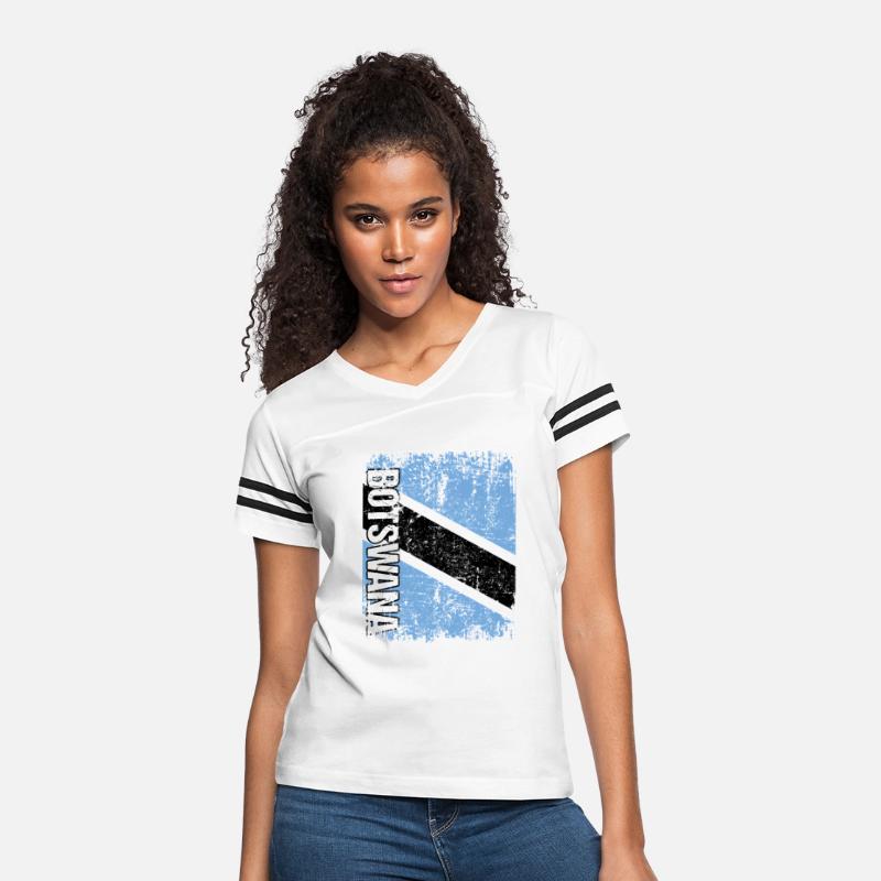 Botswana Flag Distressed Botswana