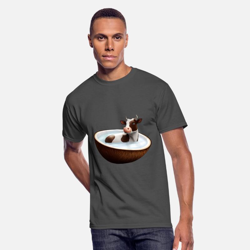 Cow in coconut