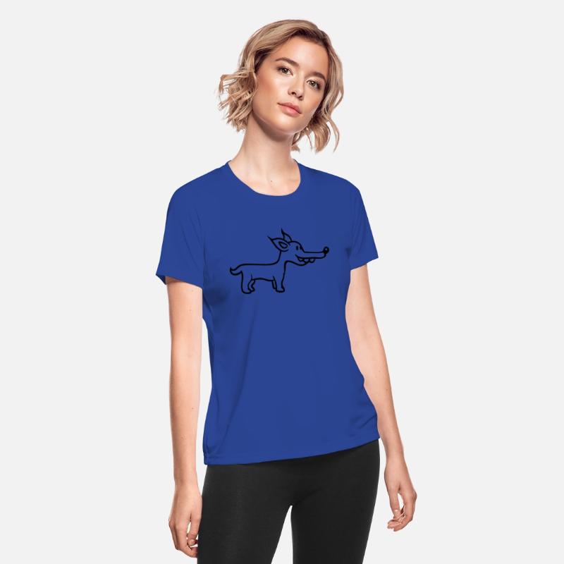 Dog Standing Cute Fun Little Happy Puppy Pet Funny