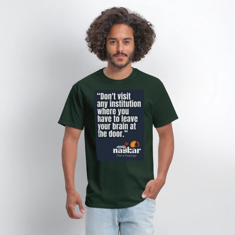 "Don't leave your brain at the door." Naskar