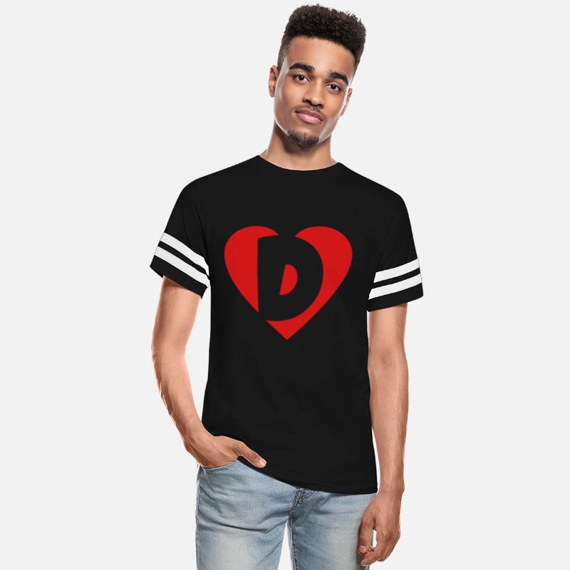 I love D - Heart D - Letter D
