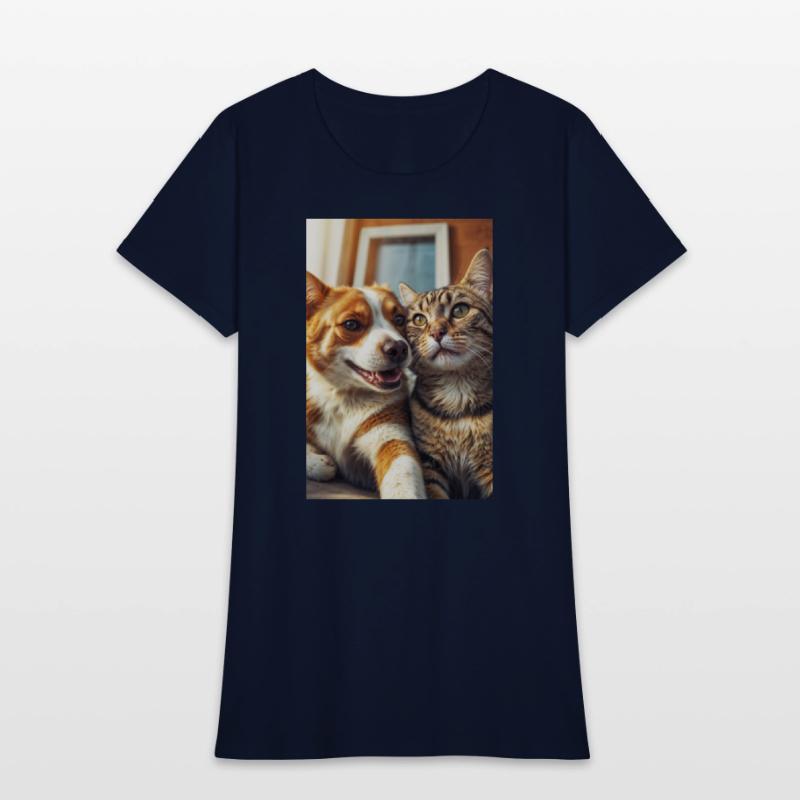 Selfies Dog and Cat Unlikely Friends