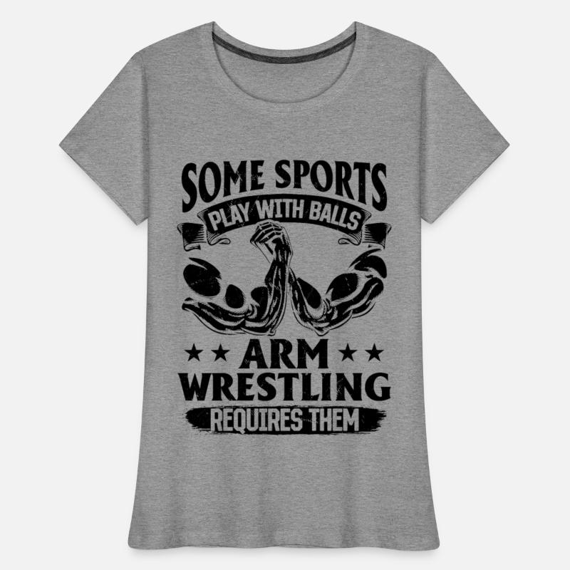 Some Sports Play With Balls Arm Wrestling Requires
