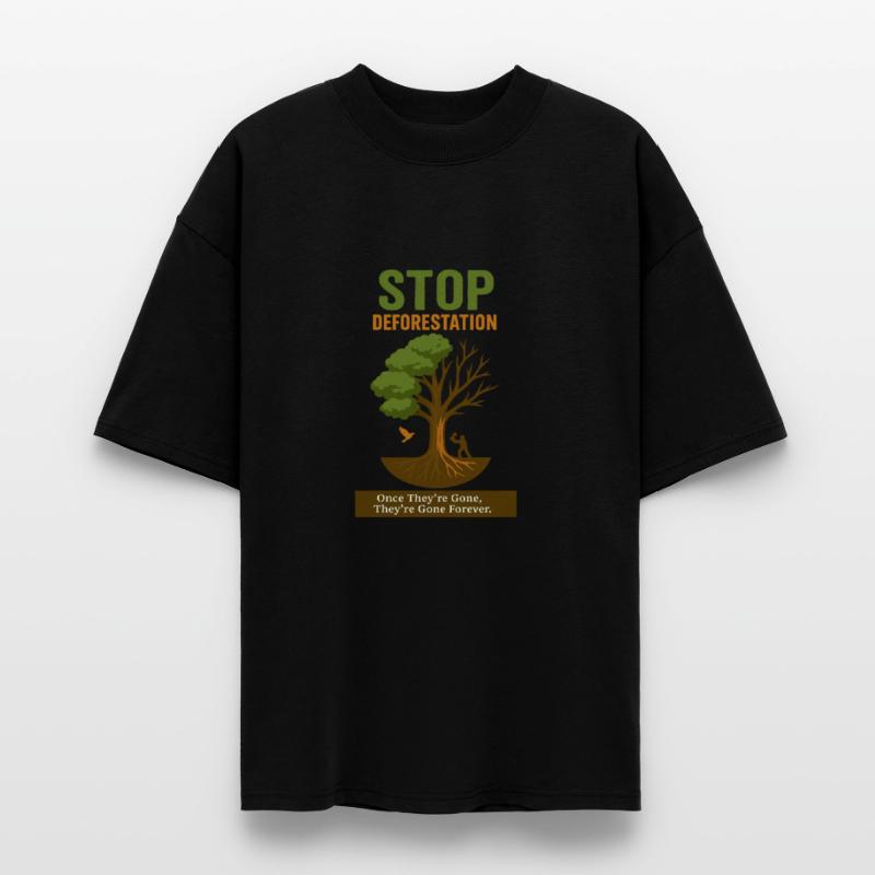 Stop Deforestation Environmental Message