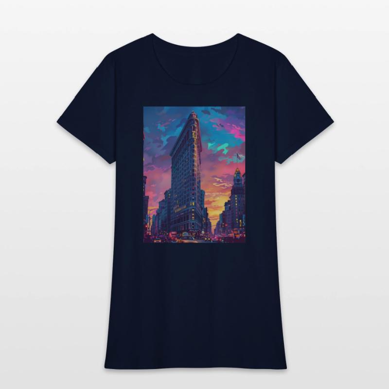 Sunset in Flatiron Building NY