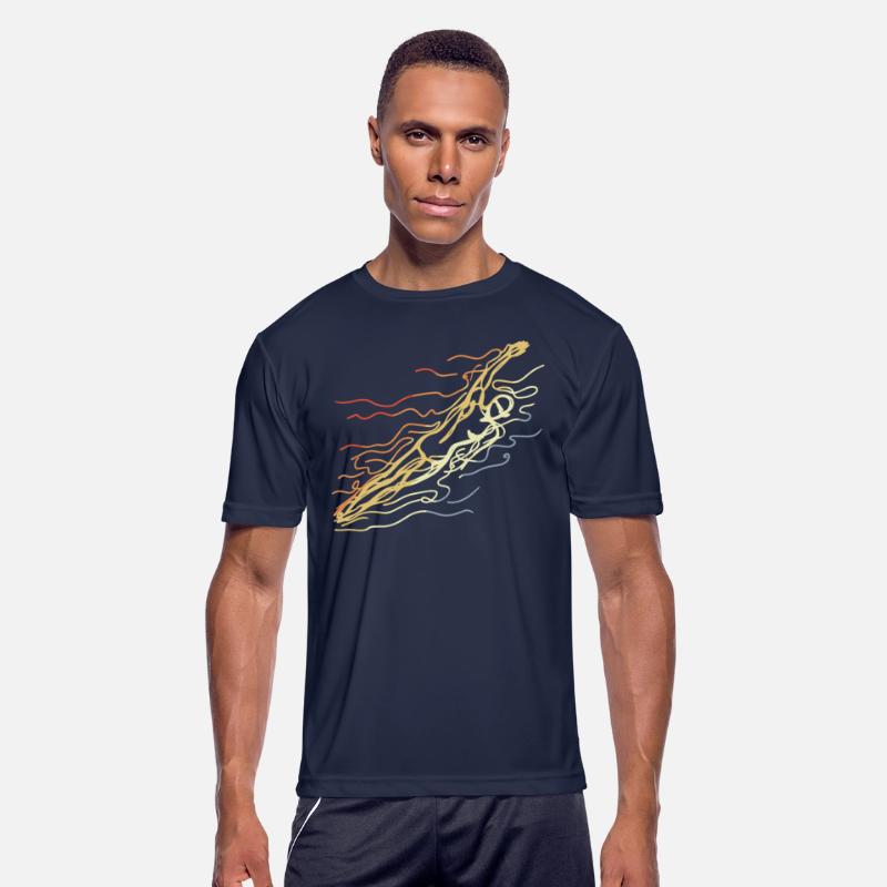 Swimming Athlete Vintage Style