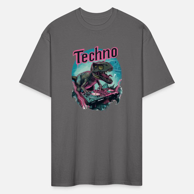 Techno DJ Rave Trex Dino T-Rex Dancefloor