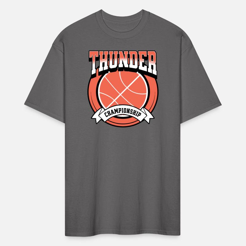 Thunder Hoops Ballers Sports Emblem Art