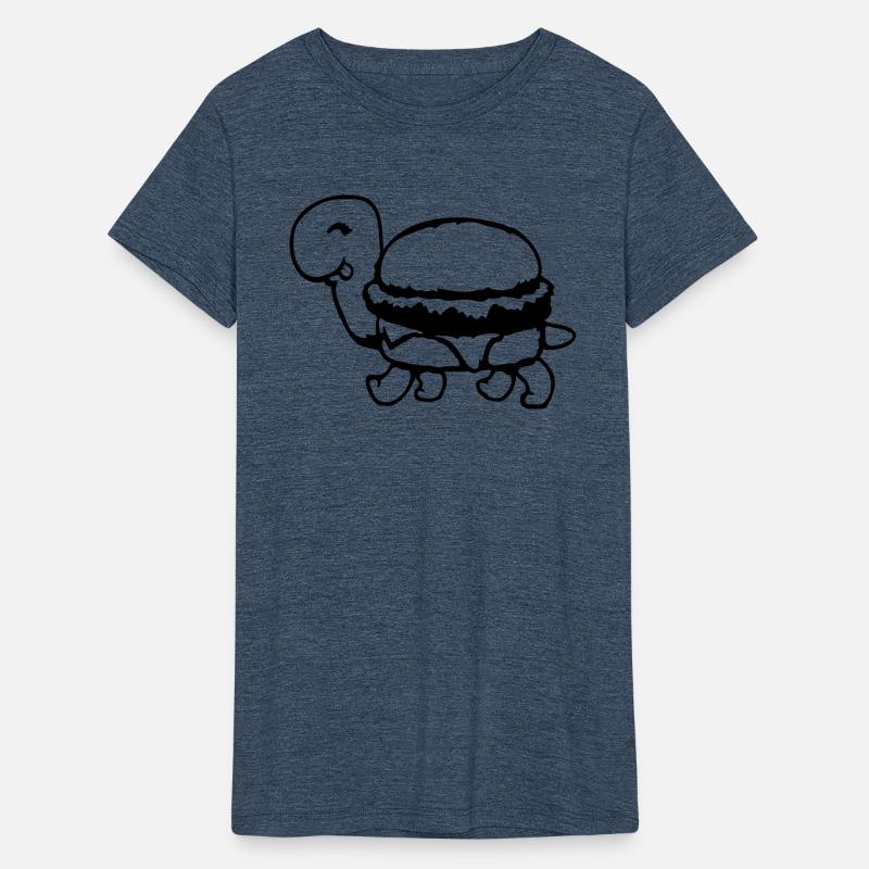 Turtle Hamburger Cheeseburger Fast Food Funny Cool
