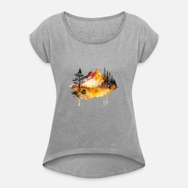 Watercolor Mountains Nature Hiking Explore Wild 6