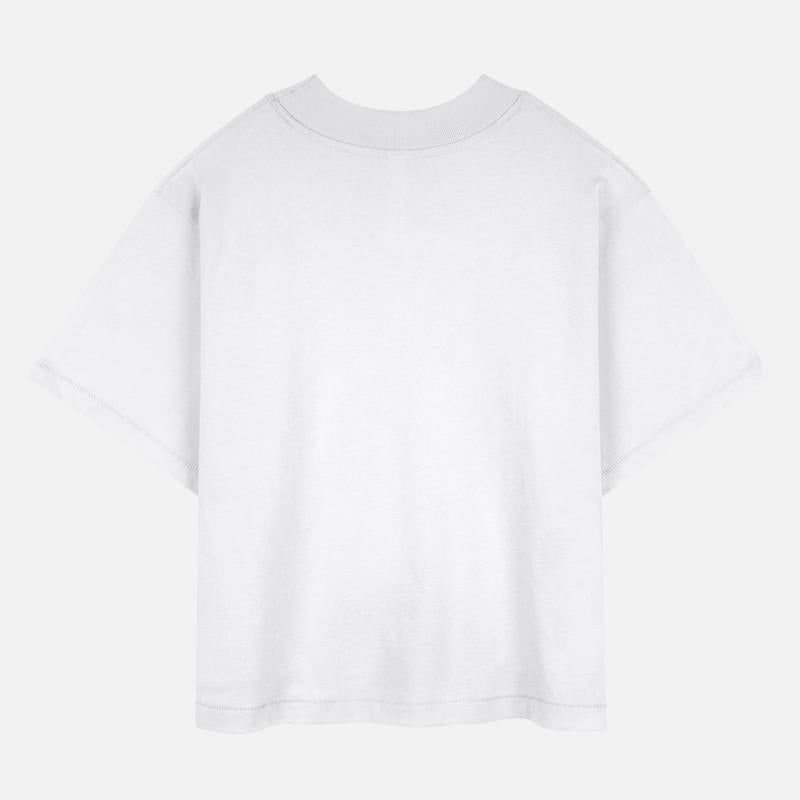 White cat walking clip art