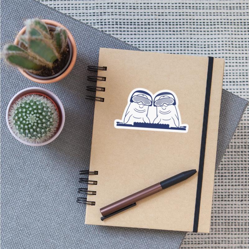 2 Dolphins Team Duo DJ Turntable Mixer Music Party