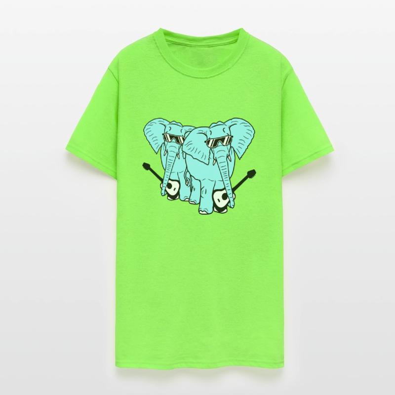 2 Guitars Elephants Sweet Two Friends Band Team