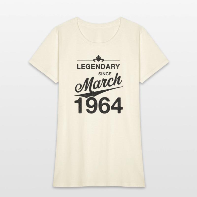 60th Birthday 60 Year Old Born March 1964 Gift