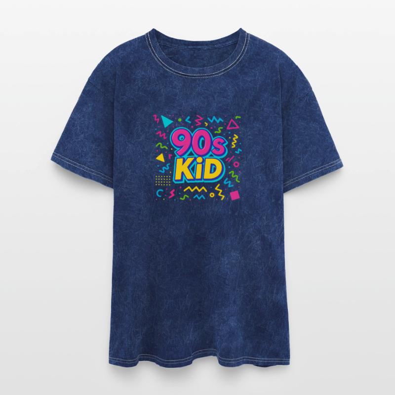 90s Kid Retro Geometric Pattern Tee Vintage 1990s