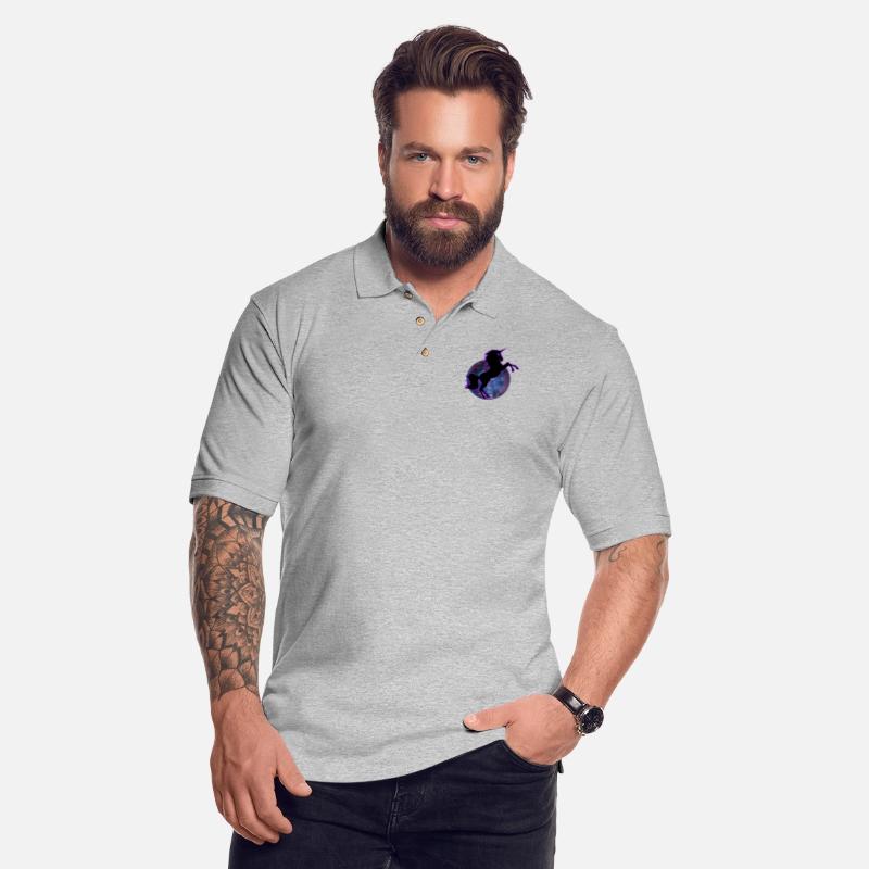 A creative black horse shirt