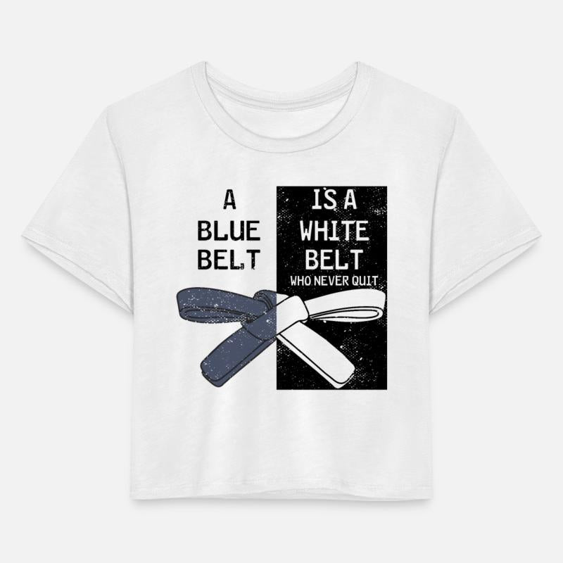 A green belt is a white belt who never quit