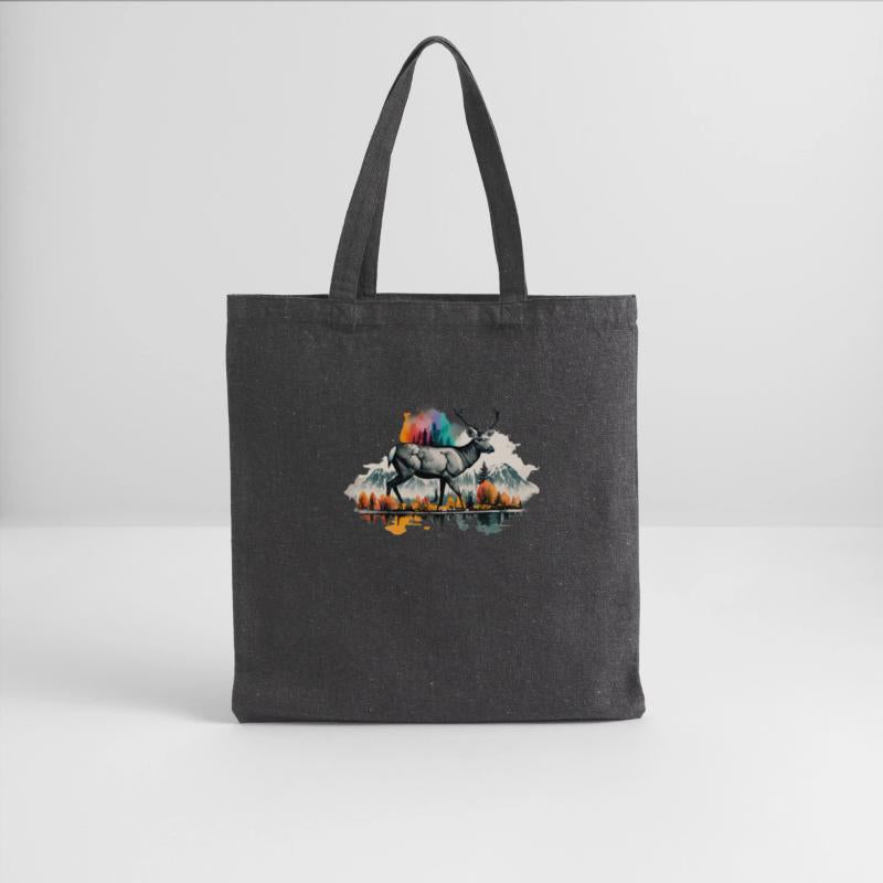 A majestic deer in ink painting style