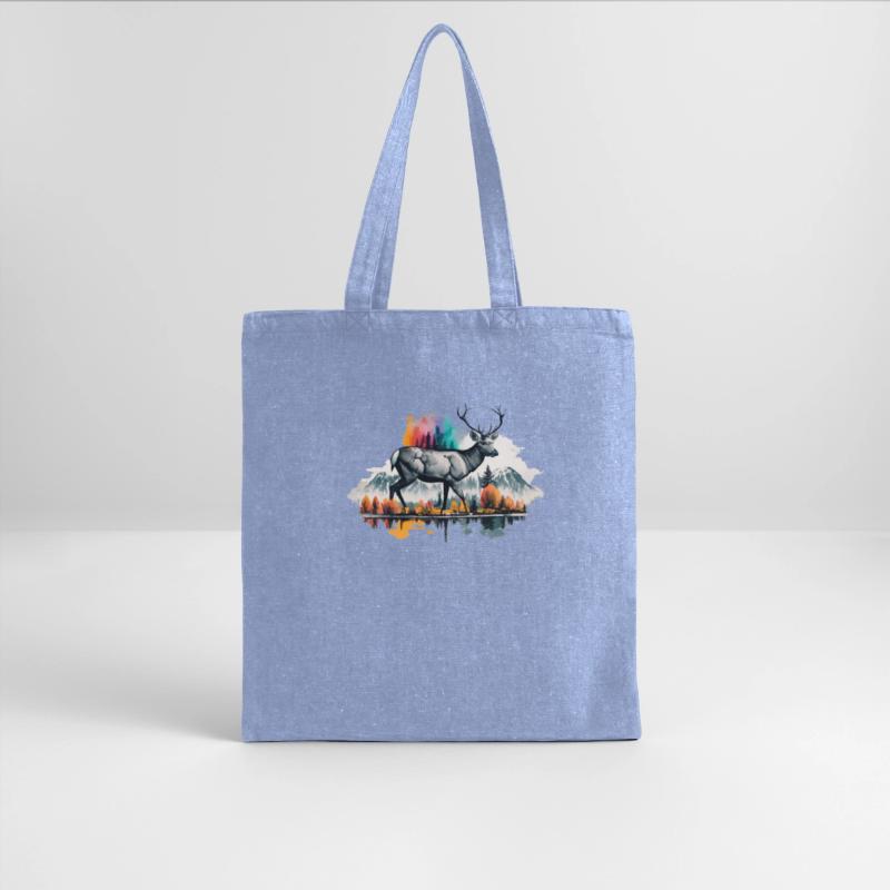 A majestic deer in ink painting style