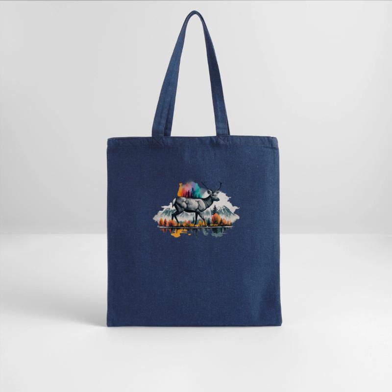 A majestic deer in ink painting style