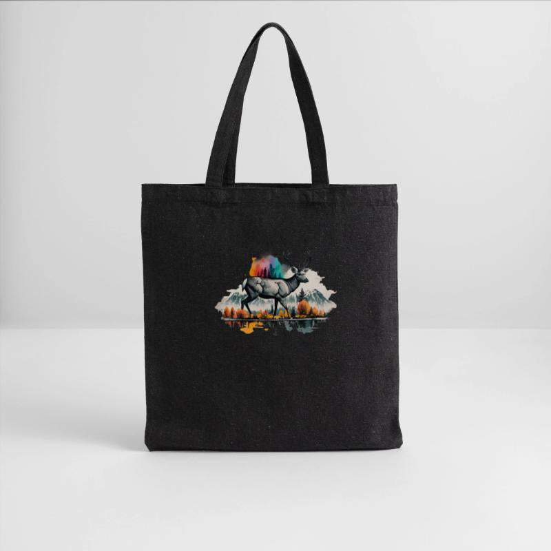 A majestic deer in ink painting style