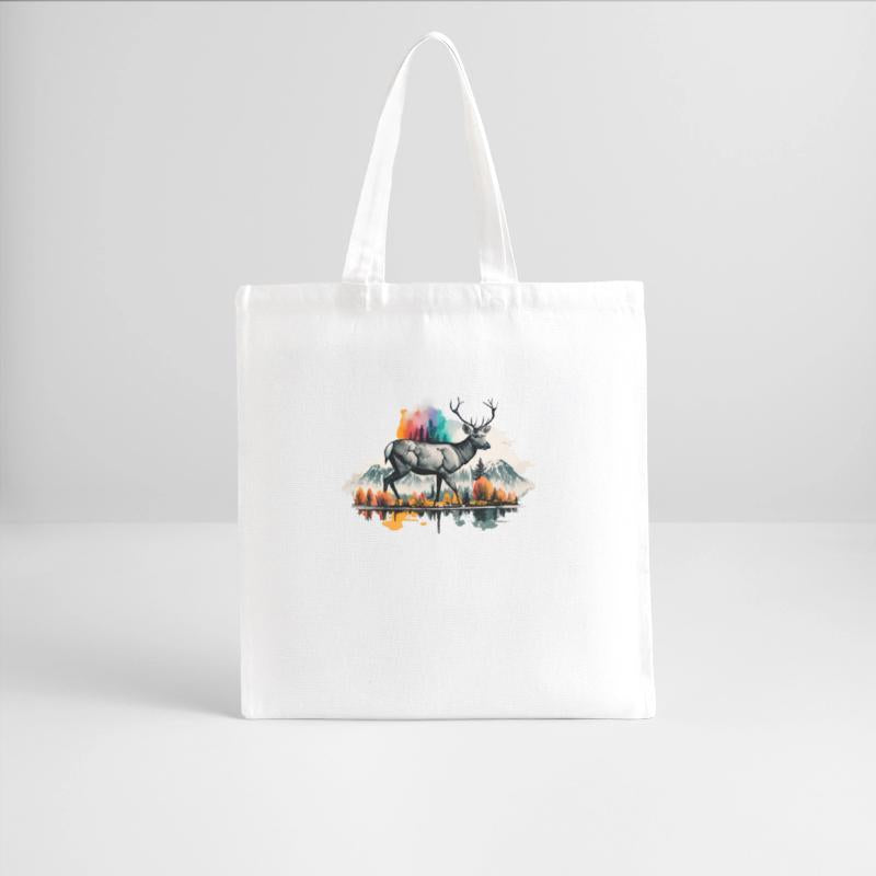 A majestic deer in ink painting style