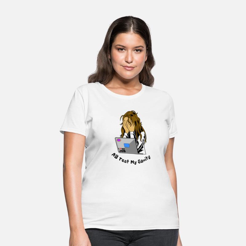 AB Test My Sanity Featuring Stressed Woman