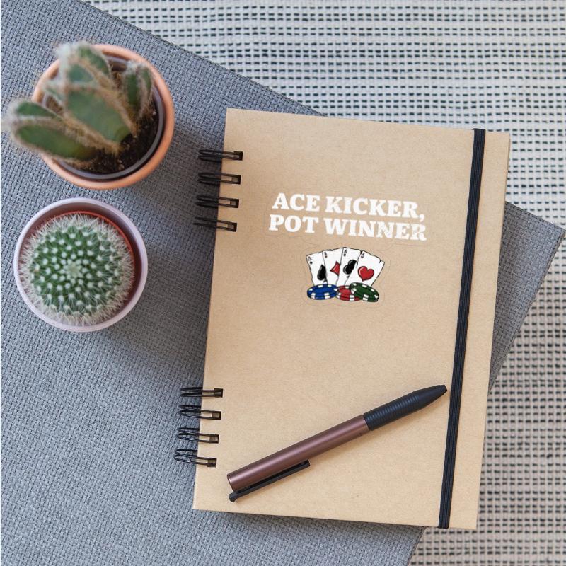 Ace Kicker Pot Winner Poker Card Games Poker