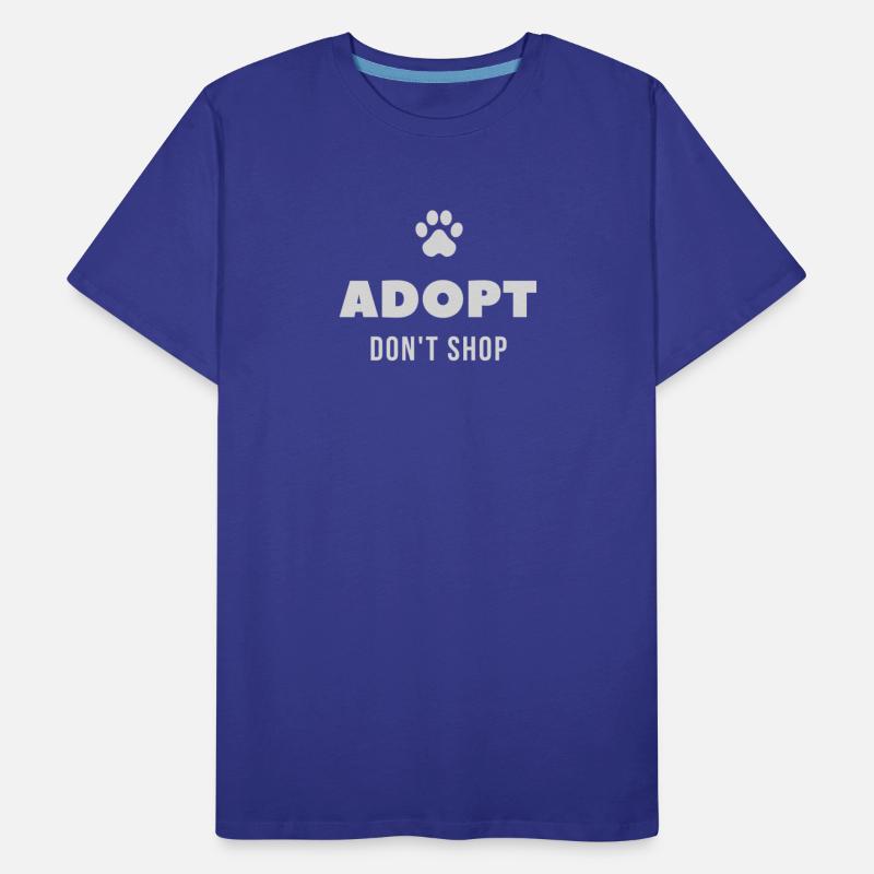 ADOPT DON'T SHOP with Paw Print Design