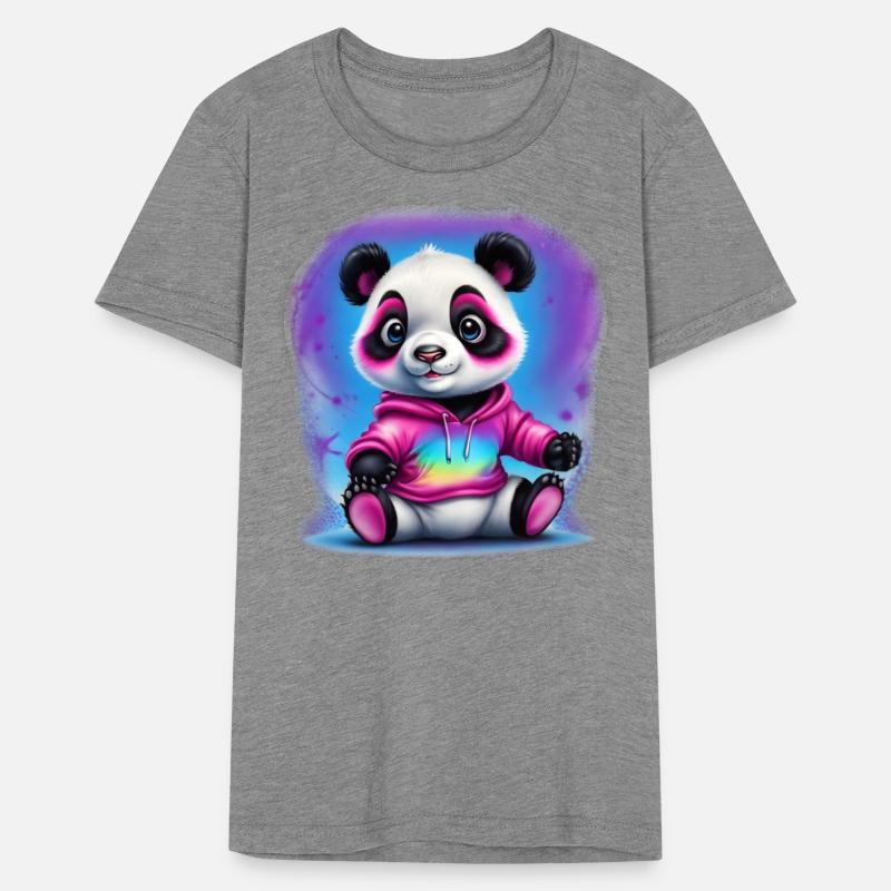 AI Airbrushed Panda Cartoon