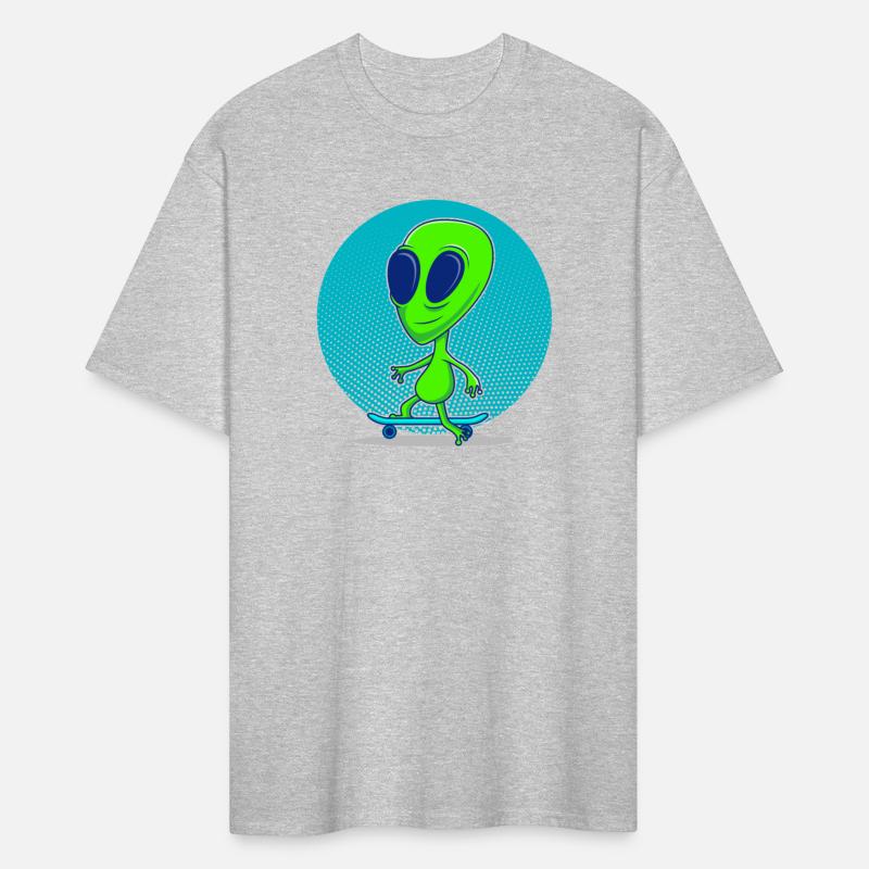 Alien Skateboard Anime Skater Art Gift