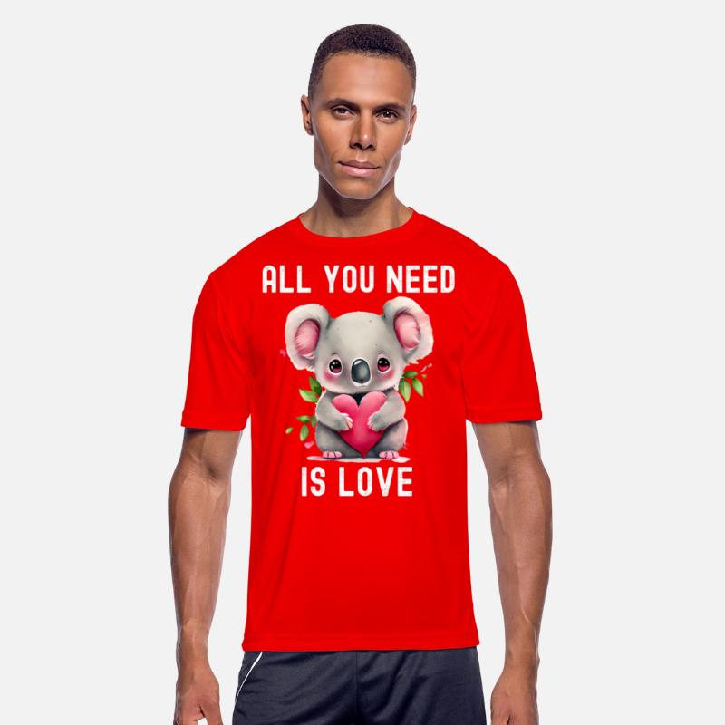 All you need is love with heart Koala Valentine's