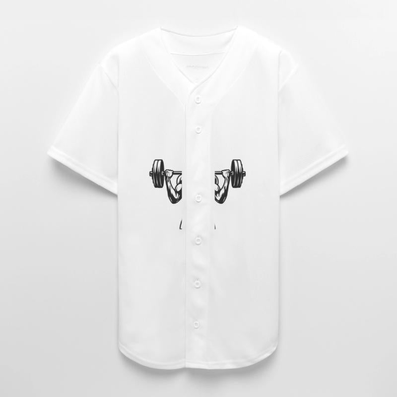 Ambitious Athlete With Barbell