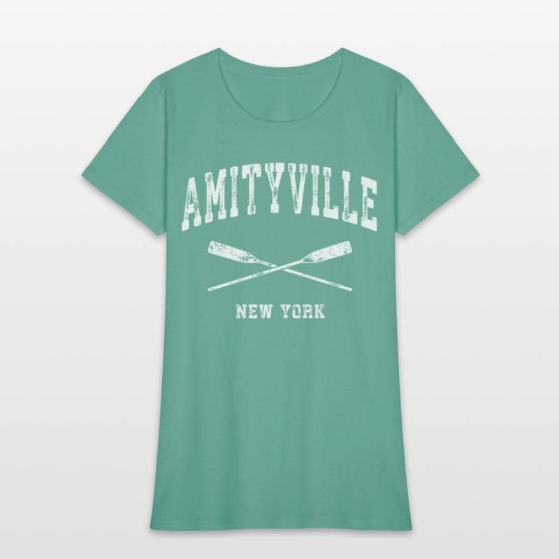 Amityville New York Nautical Crossed Oars