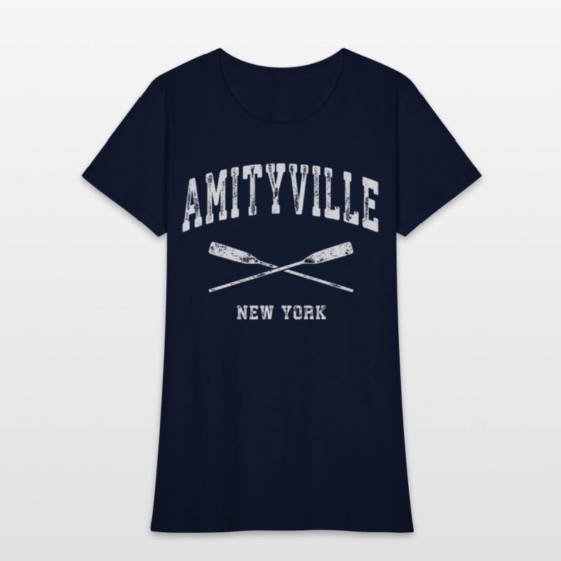 Amityville New York Nautical Crossed Oars