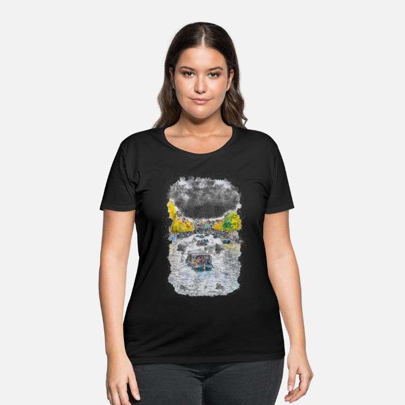 Amsterdam Water Canal Watercolor