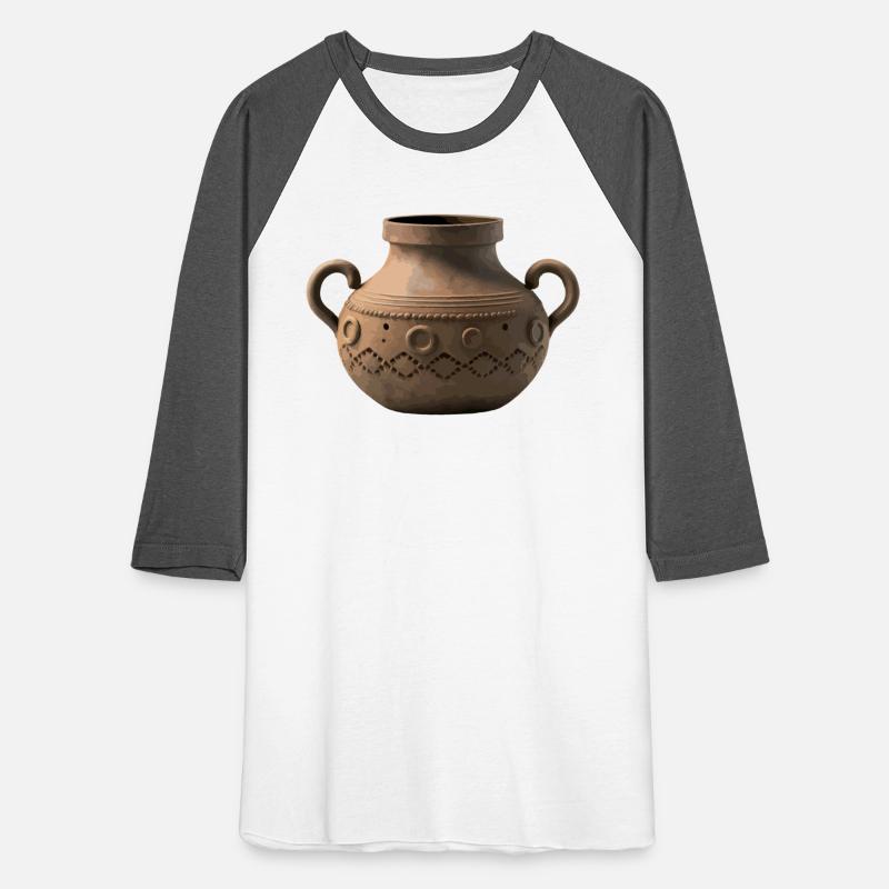 Antique brown clay pot