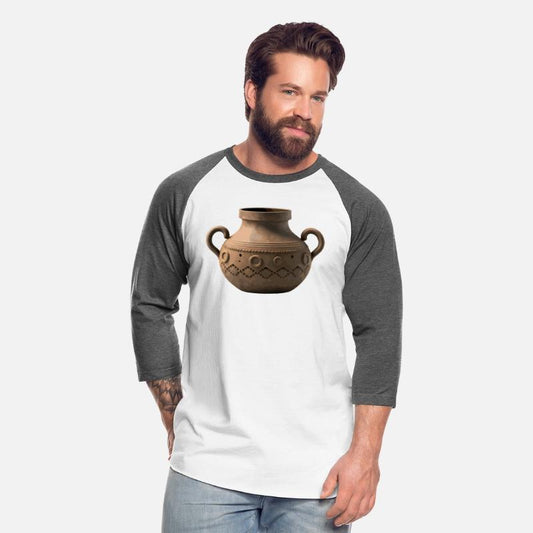 Antique brown clay pot