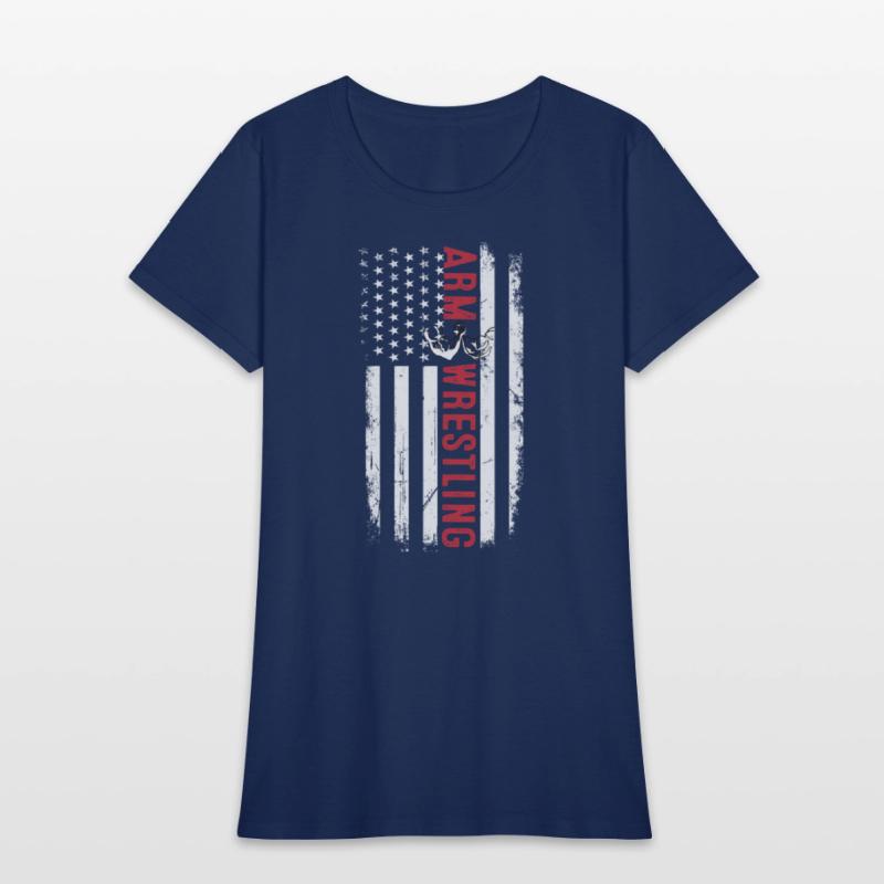 Arm Wrestling American USA Flag Armwrestling