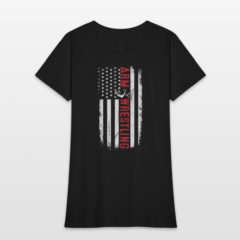 Arm Wrestling American USA Flag Armwrestling