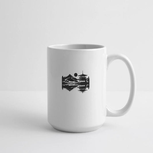 Asian Landscape Of Silent Japanese Temples