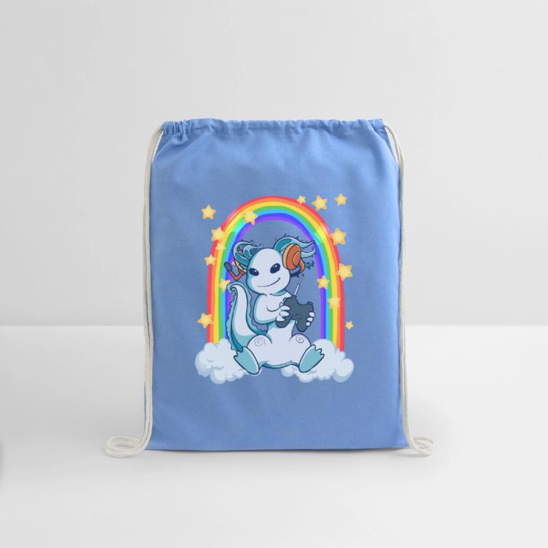 Axolotl plays video games online on the Internet