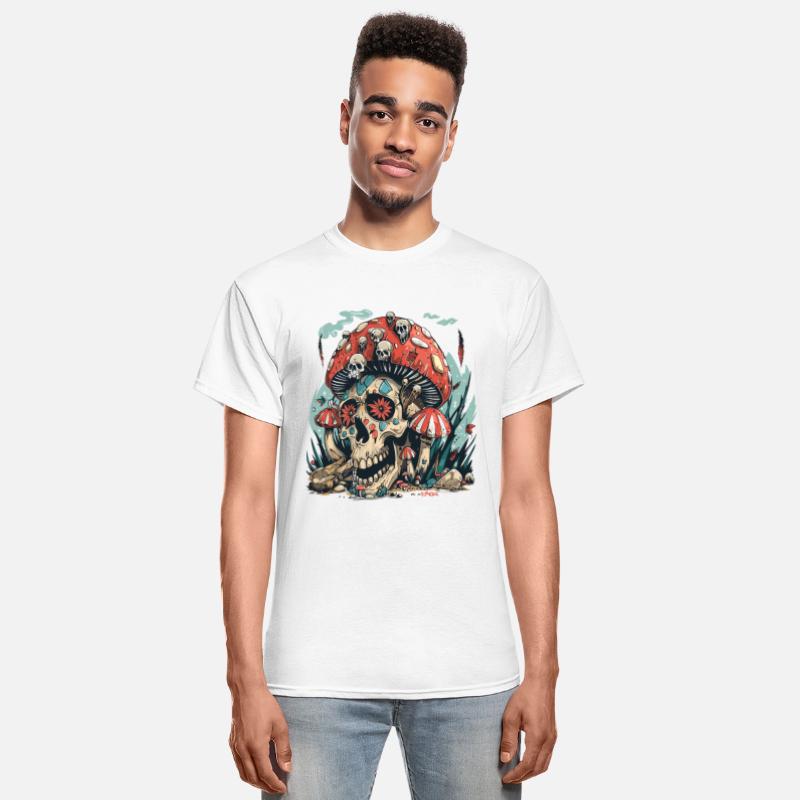 Aztec Forest Shrooms Skull