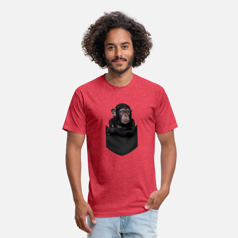Baby Chimpanzee In Pocket Great Apes Africa