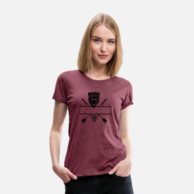 Bear head and two arrows