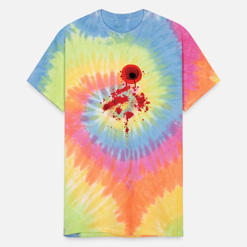 Bleeding Flesh Wound Red Blood Splatters