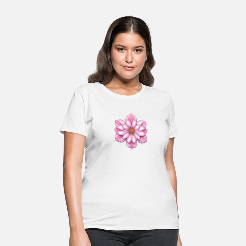 Blooming cherry pink flower