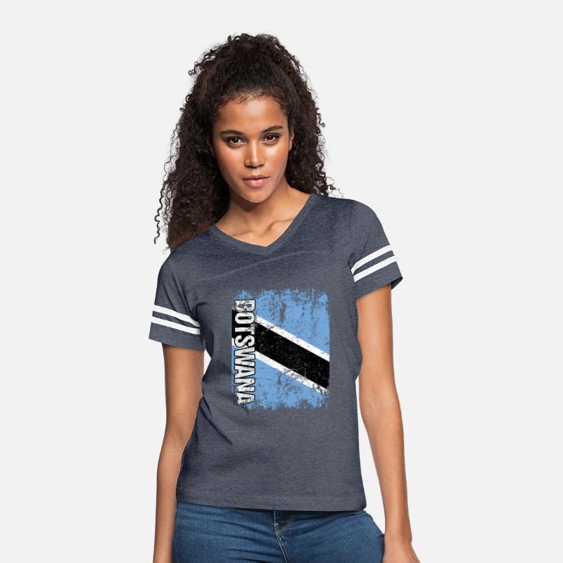 Botswana Flag Distressed Botswana
