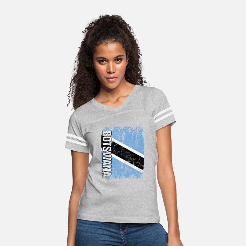 Botswana Flag Distressed Botswana