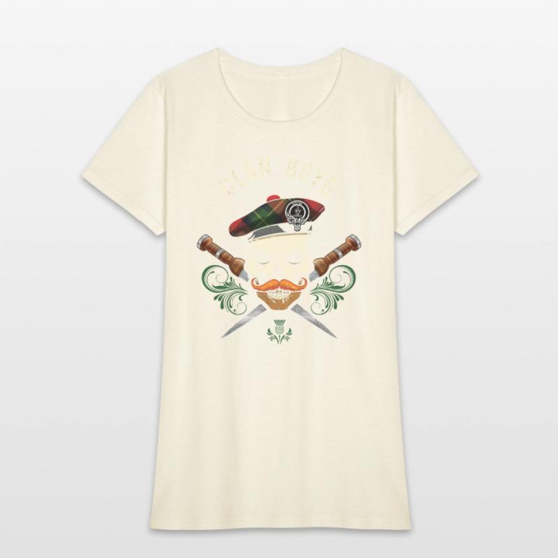 Clan Boyd Scottish Skull Crest Badge Dirk